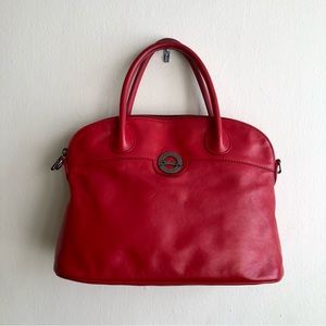 Vintage Longchamp Red Leather Purse